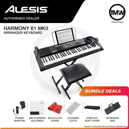 alesis harmony 61 mkii arranger keyboard tmw singapore