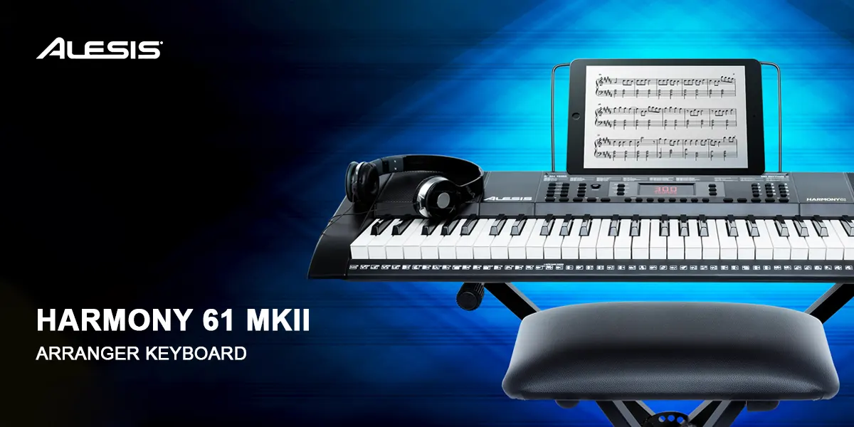 alesis harmony 61 mkii portable arranger keyboard