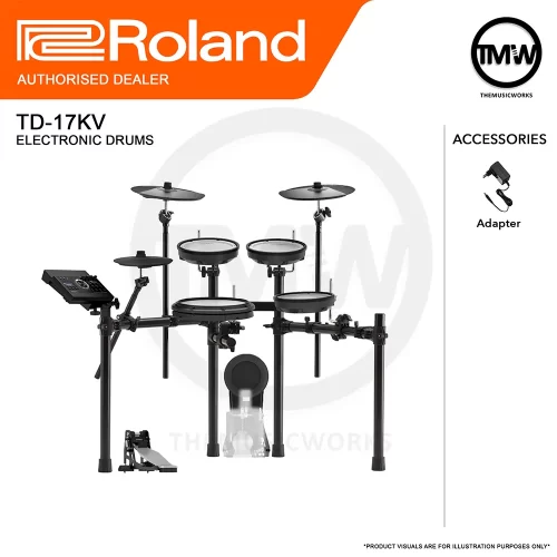roland td-17kv electronic v-drums tmw singapore