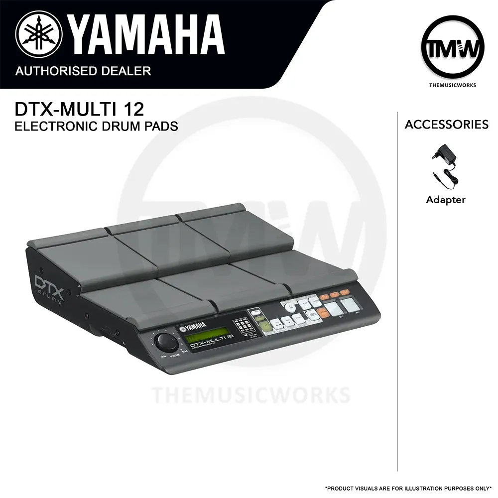 yamaha dtx-multi 12 electronic drum pads tmw singapore