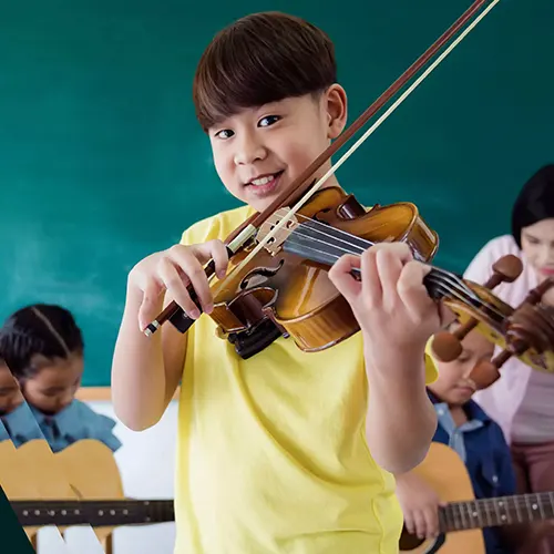 discover violin workshop for kids in Singapore