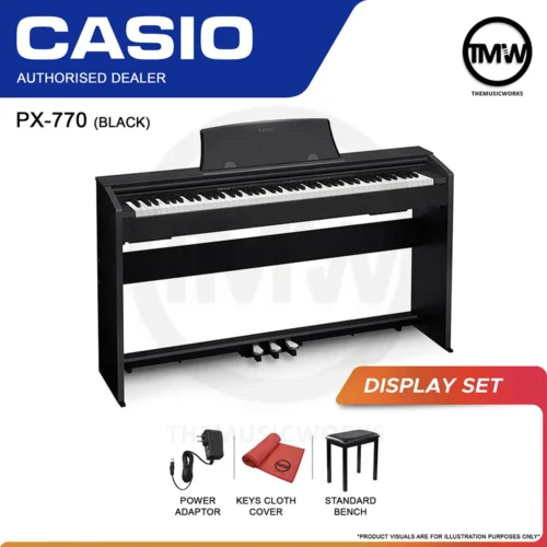 Casio PX-770 Black digital piano tmw singapore b-stock