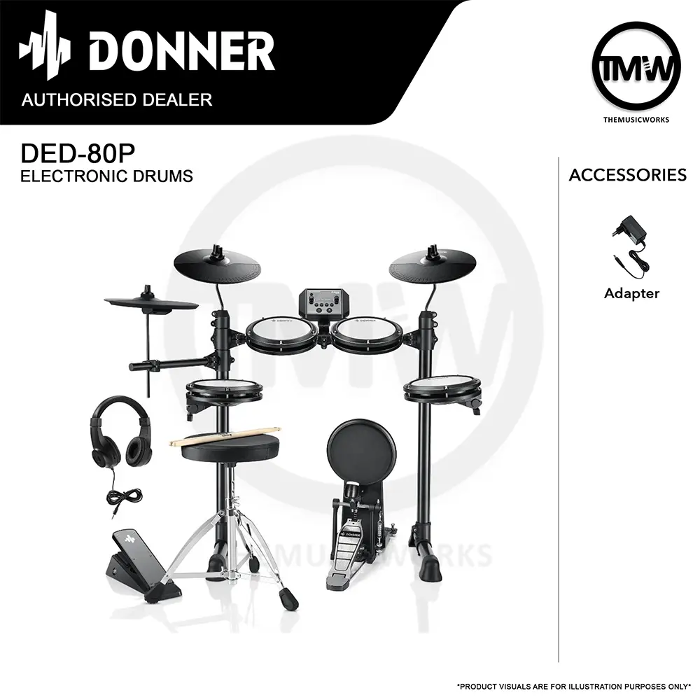 donner ded-80p electronic drums tmw singapore donner ded-80p electronic drums tmw singapore