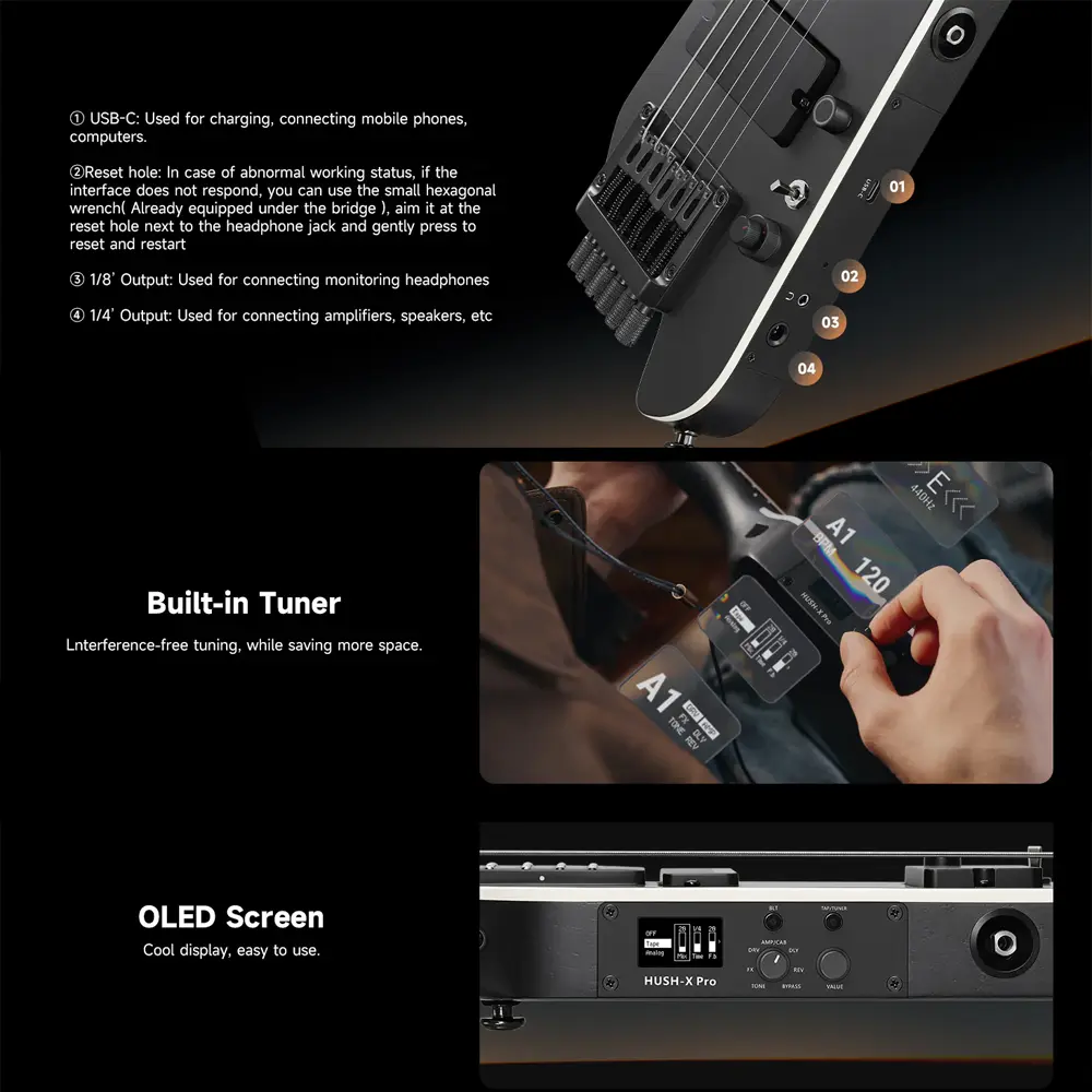 donner hush-x pro features