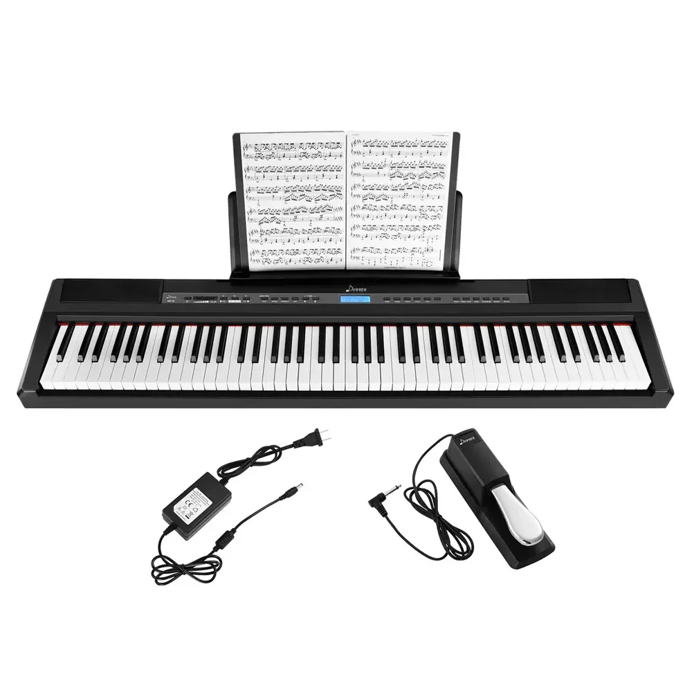 Donner 88鍵盤 電子ピアノ DEP-20 Donner DEP-20 88-Key Weighted Beginner Digital Piano | TMW