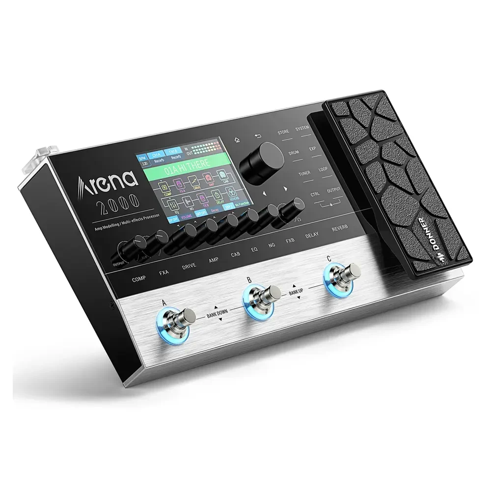Donner Arena 2000 Multi-Effect Guitar Pedal 278 Tones | TMW