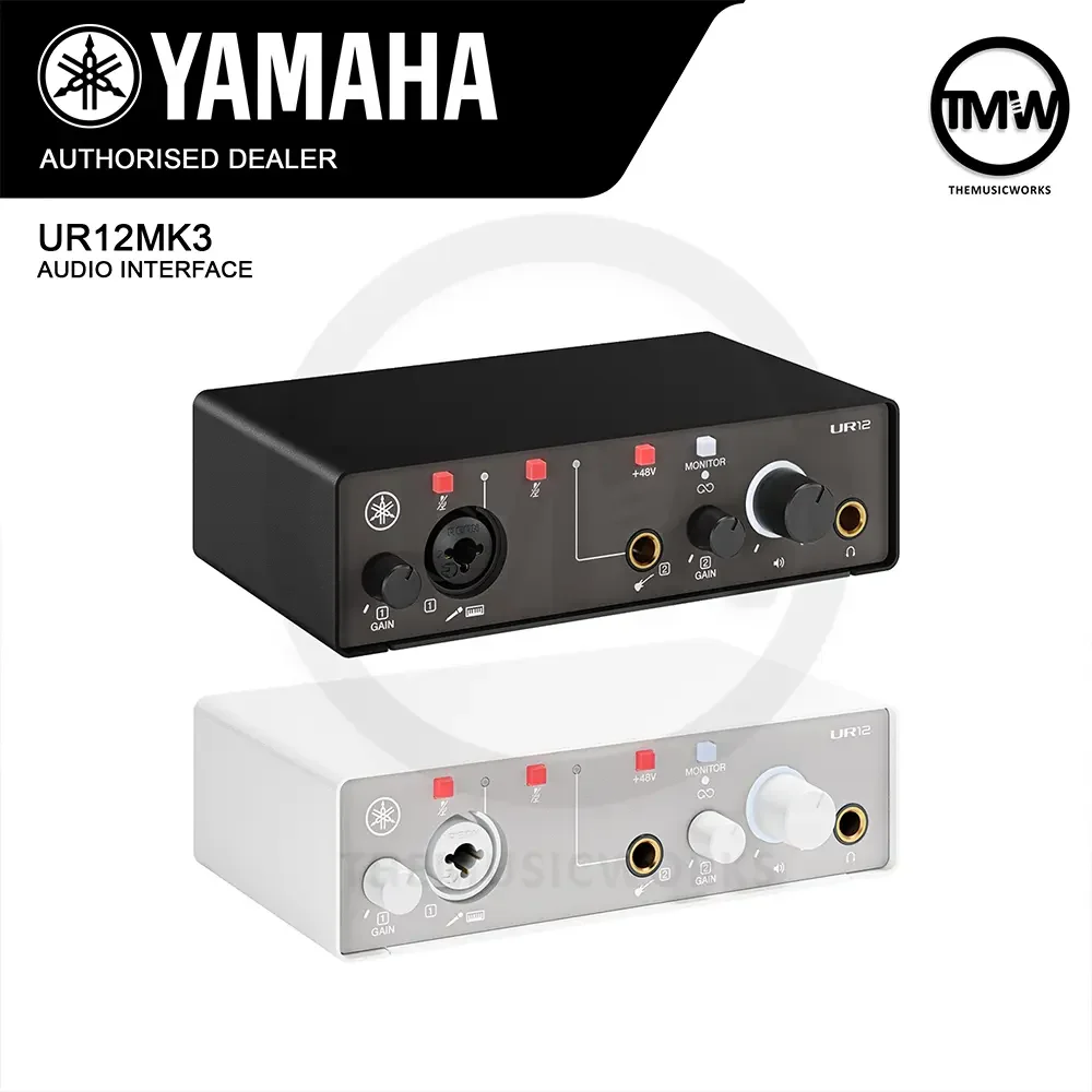 Yamaha UR12MK3 2-CH USB-C Audio Interface 24-bit/192kHz | TMW