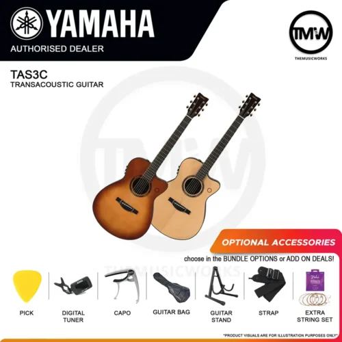 yamaha tas3c transacoustic guitar tmw singapore