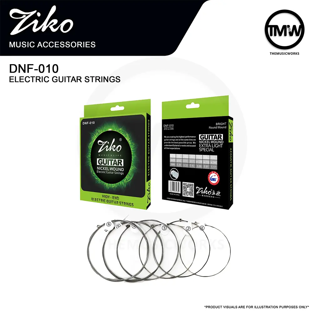 ziko dnf-010 electric guitar strings tmw singapore