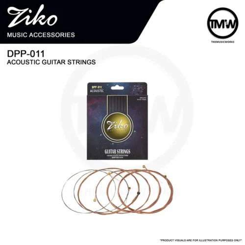 ziko dpp-011 acoustic guitar strings tmw singapore