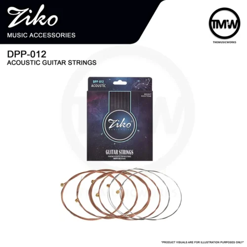 ziko dpp-012 acoustic guitar strings tmw singapore