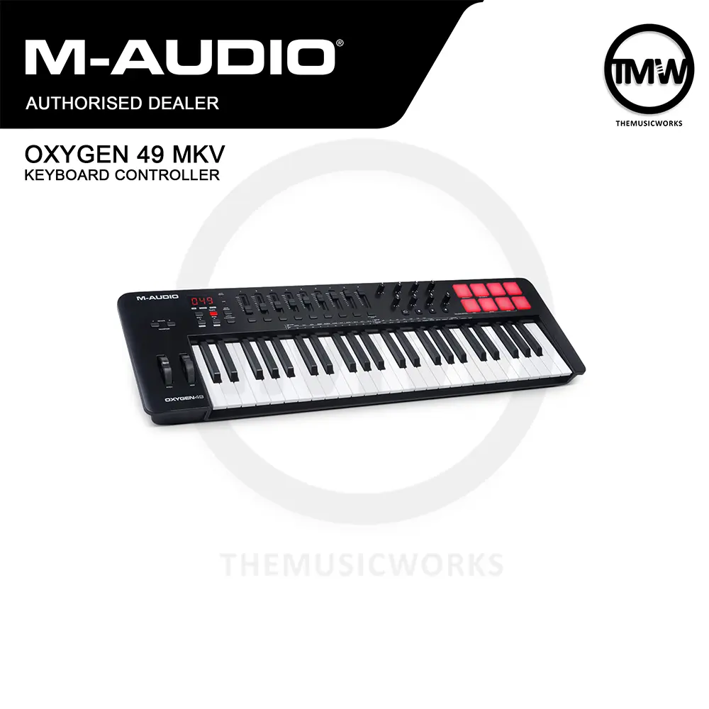 m-audio oxygen 49 mkv keyboard controller tmw singapore m-audio oxygen 49 mkv keyboard controller tmw singapore